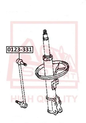 Тяга / стойка, стабилизатор ASVA 0123-331