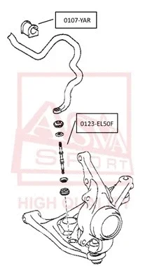 0123-EL50F ASVA Тяга / стойка, стабилизатор