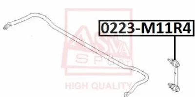 0223-M11R4 ASVA Тяга / стойка, стабилизатор