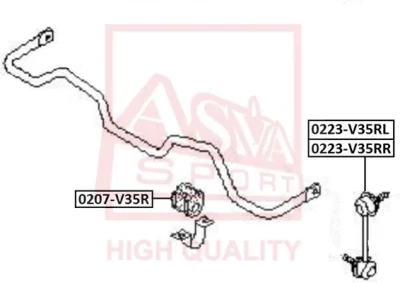 0223-V35RL ASVA Тяга / стойка, стабилизатор