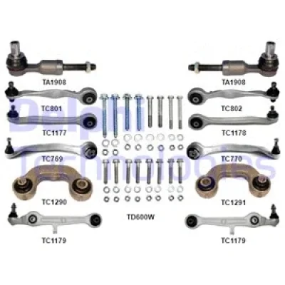 TC1500KIT DELPHI Ремкомплект, поперечный рычаг подвески