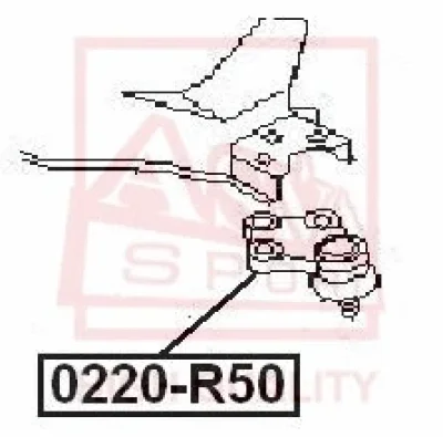 0220-R50 ASVA Шарнир независимой подвески / поворотного рычага