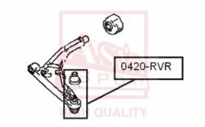 0420-RVR ASVA Шарнир независимой подвески / поворотного рычага