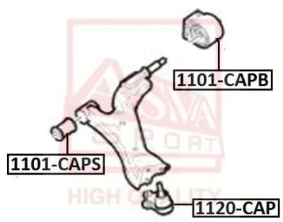 1120-CAP ASVA Шарнир независимой подвески / поворотного рычага