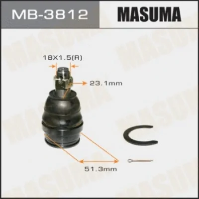 MB-3812 MASUMA Шарнир независимой подвески / поворотного рычага