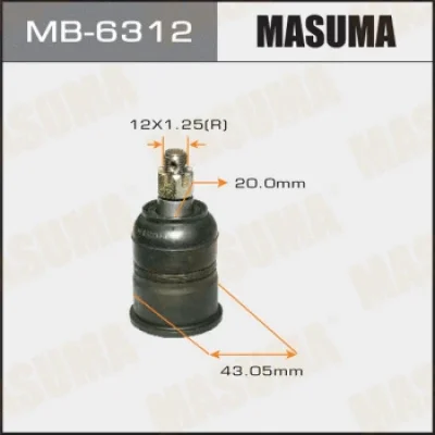 MB-6312 MASUMA Шарнир независимой подвески / поворотного рычага