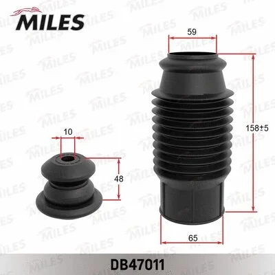 DB47011 MILES Пылезащитный комплект, амортизатор