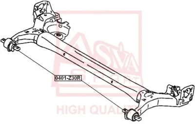 0401-Z30R ASVA Подвеска, рычаг независимой подвески колеса