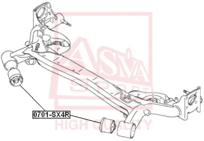 Подвеска, рычаг независимой подвески колеса ASVA 0701-SX4R