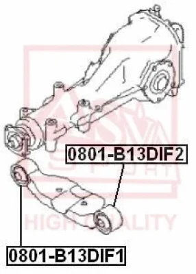 0801-B13DIF1 ASVA Подвеска, рычаг независимой подвески колеса