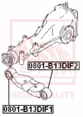 0801-B13DIF2 ASVA Подвеска, рычаг независимой подвески колеса