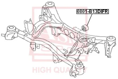0801-B13DIFR ASVA Подвеска, рычаг независимой подвески колеса