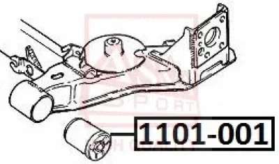 1101-001 ASVA Подвеска, рычаг независимой подвески колеса