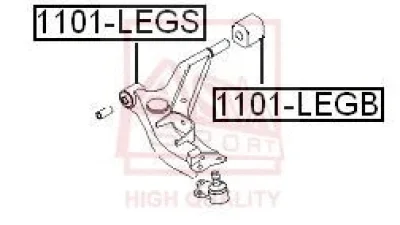 Подвеска, рычаг независимой подвески колеса ASVA 1101-LEGS