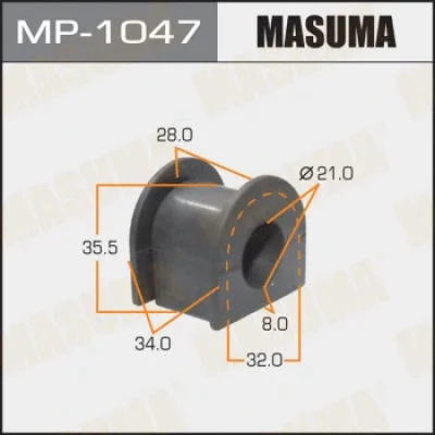 MP-1047 MASUMA Втулка, стабилизатор