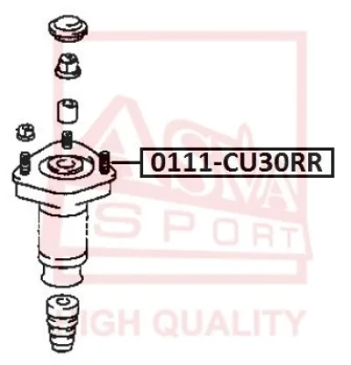 0111-CU30RR ASVA Подвеска, амортизатор