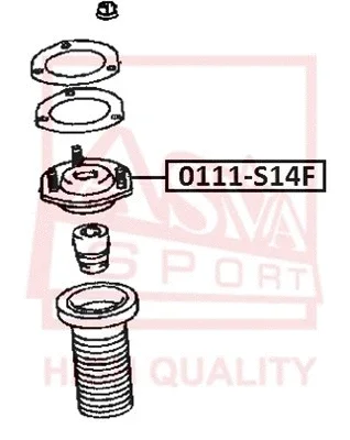 0111-S14F ASVA Подвеска, амортизатор