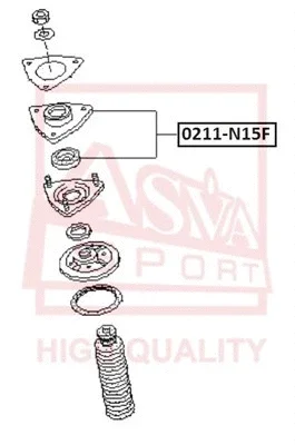 0211-N15F ASVA Подвеска, амортизатор