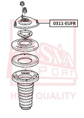 0311-EUFR ASVA Подвеска, амортизатор