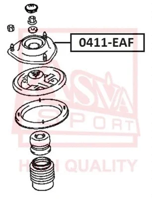 0411-EAF ASVA Подвеска, амортизатор