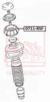 0711-RSF ASVA Подвеска, амортизатор