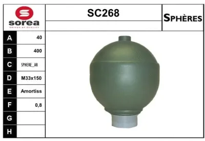 SC268 SERA Гидроаккумулятор, подвеска / амортизация