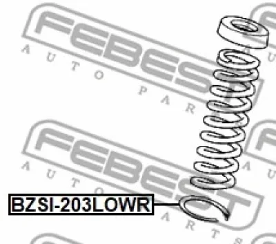 Тарелка пружины FEBEST BZSI-203LOWR