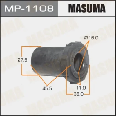 MP-1108 MASUMA Втулка, листовая рессора