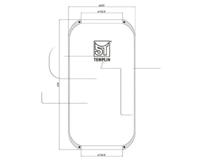 04.060.6206.260 ST-TEMPLIN Кожух пневматической рессоры