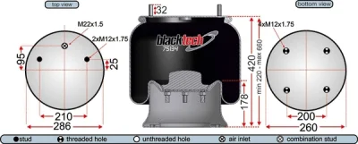 RML75134C JURATEK Кожух пневматической рессоры