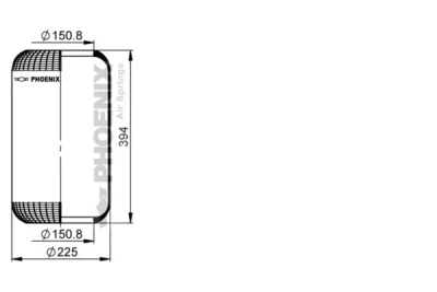 1 E 23 PHOENIX Кожух пневматической рессоры