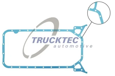 02.10.043 TRUCKTEC AUTOMOTIVE Прокладка, масляный поддон