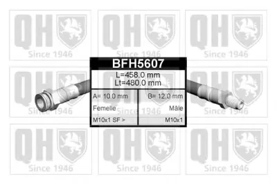 BFH5607 QUINTON HAZELL Тормозной шланг