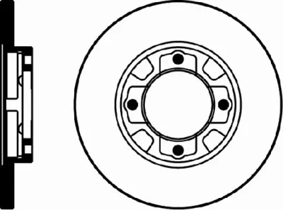 52006 BEHR/HELLA/PAGID Тормозной диск