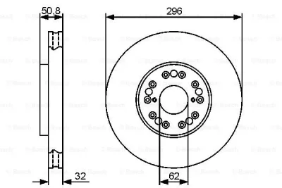 Тормозной диск BOSCH 0 986 479 429