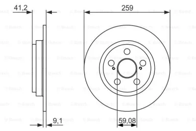 0 986 479 766 BOSCH Тормозной диск