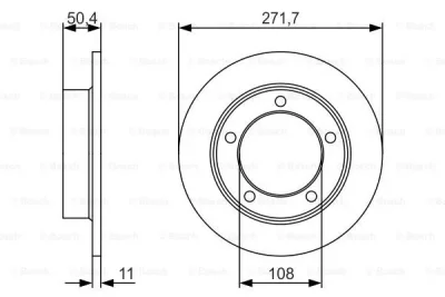 Тормозной диск BOSCH 0 986 479 R73