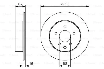 Тормозной диск BOSCH 0 986 479 S31