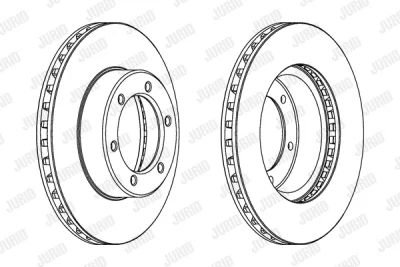 561953J JURID Тормозной диск