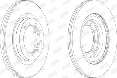 Тормозной диск JURID 569101J