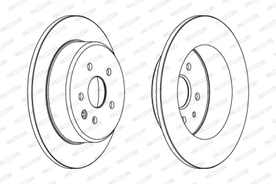 DDF1499 FERODO Тормозной диск