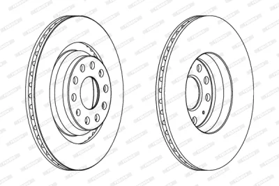 Тормозной диск FERODO DDF1503
