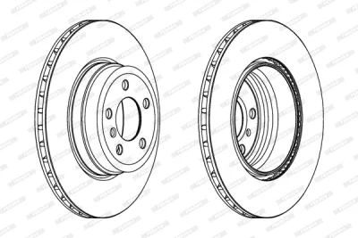 DDF1716C FERODO Тормозной диск