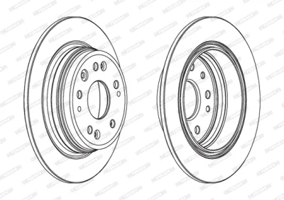 Тормозной диск FERODO DDF1933