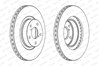 DDF679C FERODO Тормозной диск