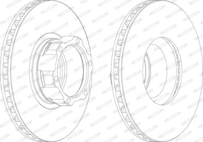 FCR119A FERODO Тормозной диск