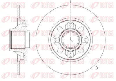 61060.00 REMSA Тормозной диск