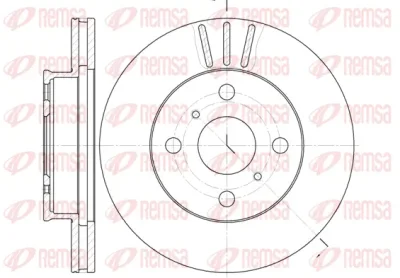 Тормозной диск REMSA 6134.10