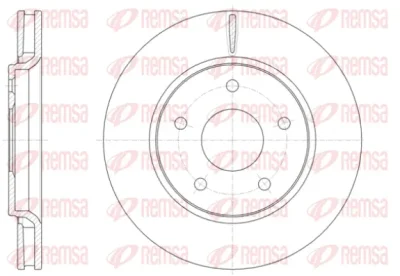61393.10 REMSA Тормозной диск