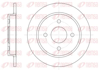 6155.00 REMSA Тормозной диск